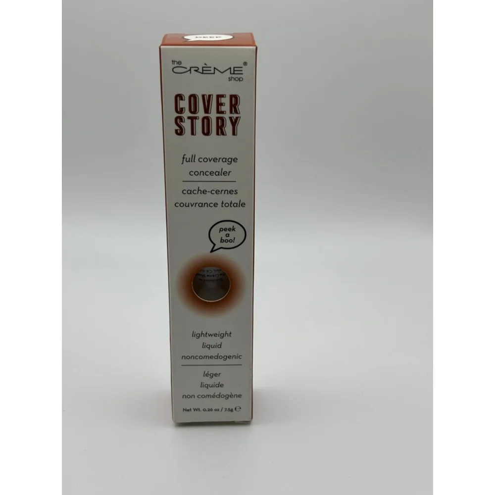 The Crème Shop Cover Story Concealer Deep Full Coverage Lightweight NIB